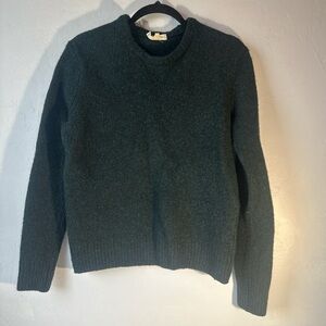 Madewell Dark Green Crew Neck Sweater